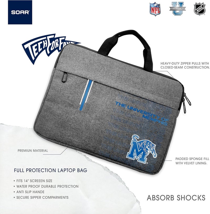 SOAR NCAA Unisex 13 Inch Laptop Sleeve - Image 4
